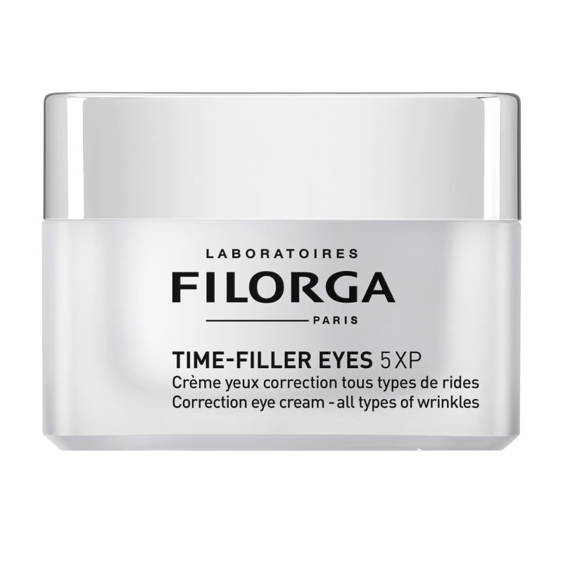 Filorga Time-Filler Eyes 5XP 15 ml ögonkräm i elegant burk framifrån hos Skinwell.se