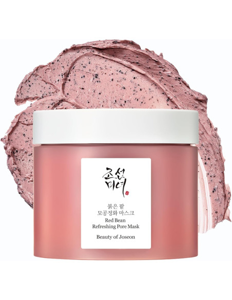 Beauty of Joseon Red Bean Refreshing Pore Mask med krämig konsistens och exfolierande partiklar