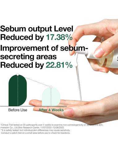 Anua Heartleaf Cleansing Oil appliceras i handen med pump för skonsam rengöring av huden