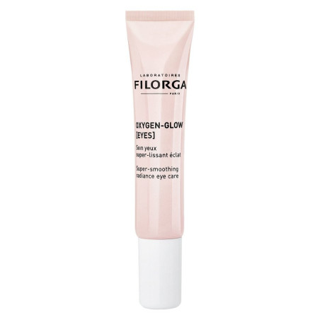 Filorga Oxygen-Glow Eyes 15 ml ögonkräm för lyster och slätare hud runt ögonen i rosa tubförpackning