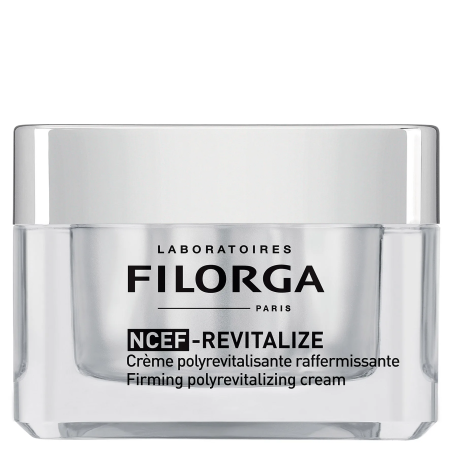 Filorga NCEF-Revitalize ansiktskräm anti-age i glasburk med silverlock, återfuktande och uppstramande hudvård